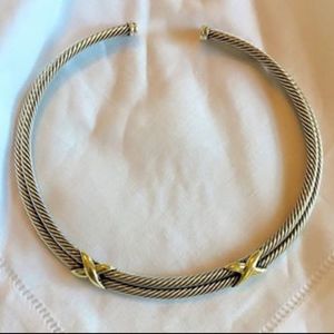 DAVID YURMAN CLASSIC CABLE X Necklace